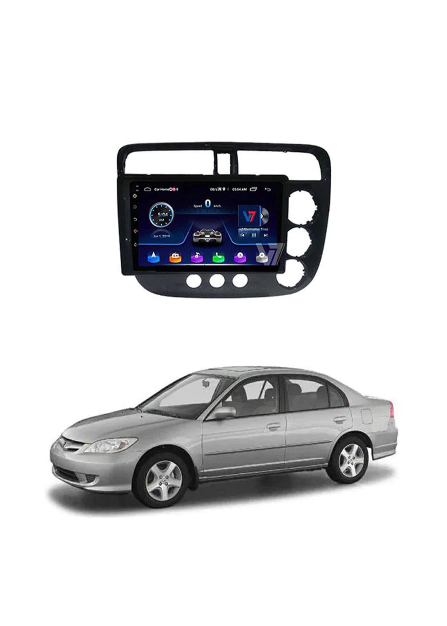 Honda Civic Android Panel Ips Display (2002-2005)