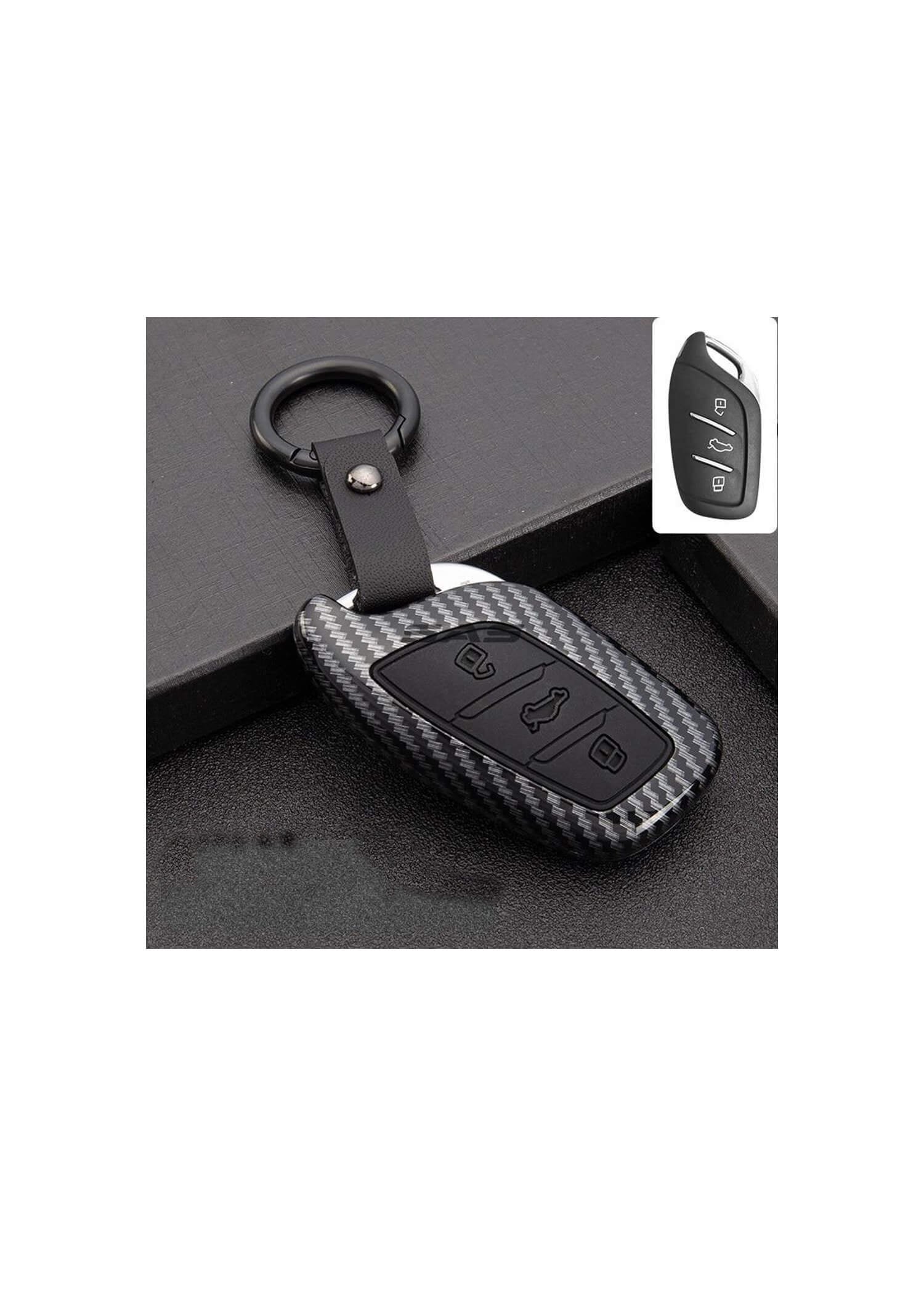 MG HS KEY COVER CARBON BLACK