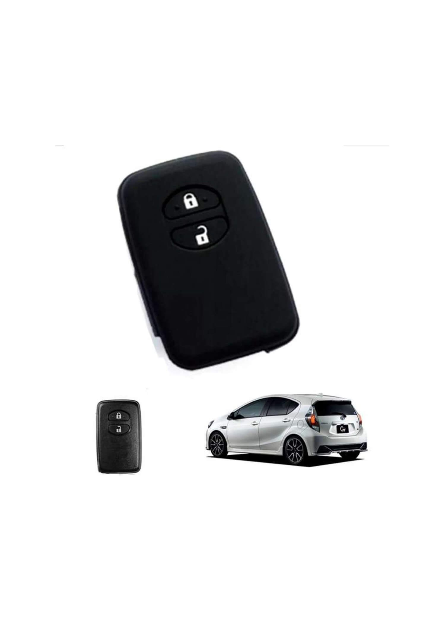 TOYOTA AQUA KEY COVER CARBON BLACK