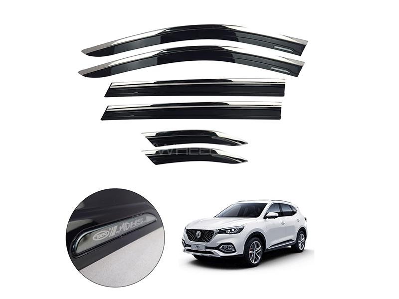 MG HS Air Press Door Visor Heavy Chrome TXR